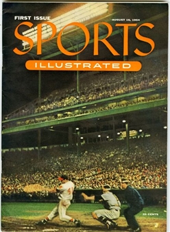 1954 Original First Sports Illustrated Magazine With Original Mailing Envelope - Great Condition